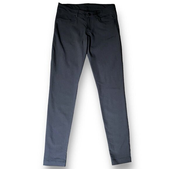 Lululemon Womens Everyday Pant Sz 4 Black Skinny Athleisure Reflective Ascent - Picture 5 of 12